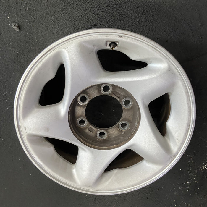 16" SEQUOIA 01-02 , alloy, 5 spoke Original OEM Wheel Rim - Side Profile