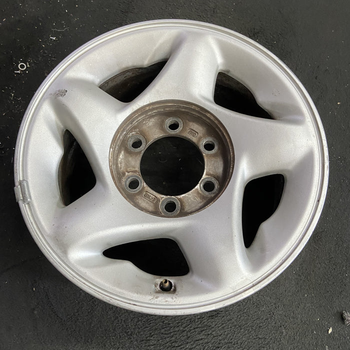 16" SEQUOIA 01-02 , alloy, 5 spoke Original OEM Wheel Rim - Side Profile