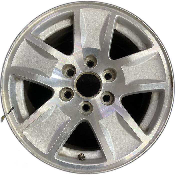 17" SIERRA 1500 PICKUP 19 classic , 17x8, 5 spoke Original OEM Wheel Rim - Front View