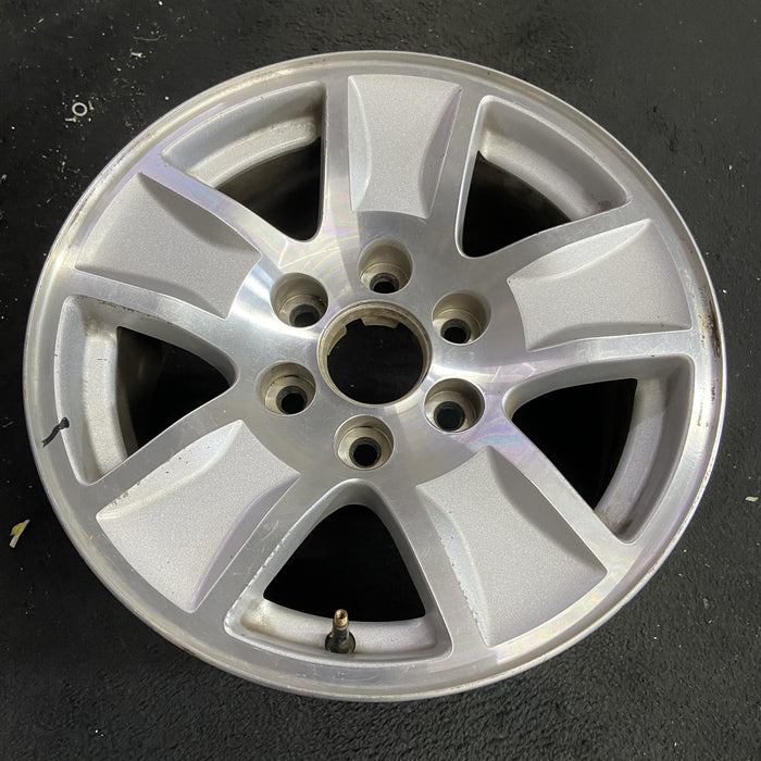 17" SIERRA 1500 PICKUP 19 classic , 17x8, 5 spoke Original OEM Wheel Rim - Side Profile