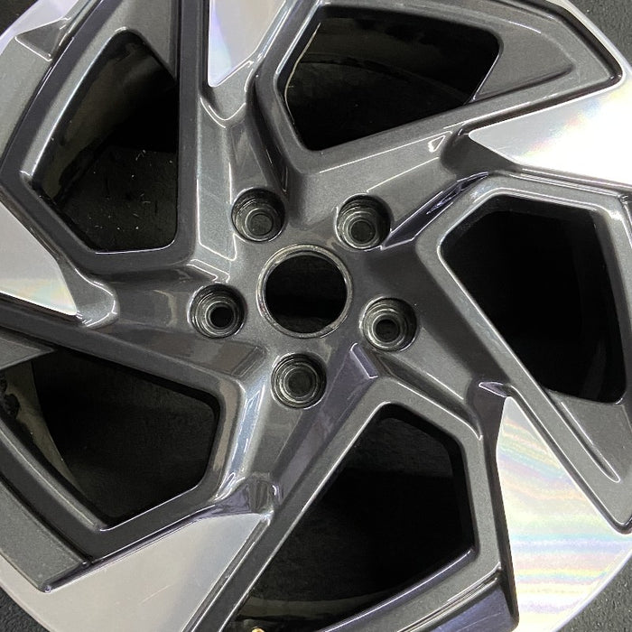 18" XV CROSSTREK 24 18x7 alloy angled spoke machined face with pockets Original OEM Wheel Rim