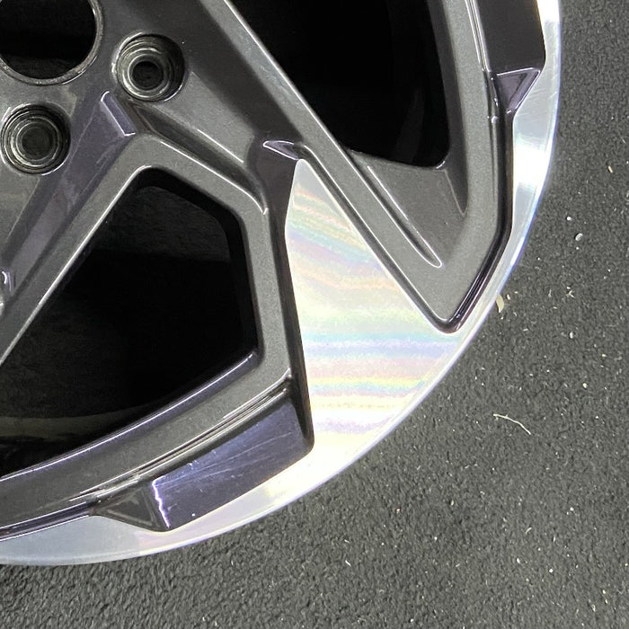 18" XV CROSSTREK 24 18x7 alloy angled spoke machined face with pockets Original OEM Wheel Rim