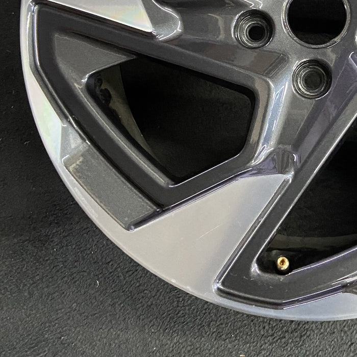 18" XV CROSSTREK 24 18x7 alloy angled spoke machined face with pockets Original OEM Wheel Rim