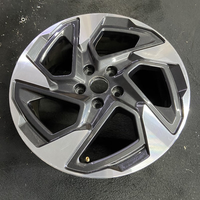 18" XV CROSSTREK 24 18x7 alloy angled spoke machined face with pockets Original OEM Wheel Rim