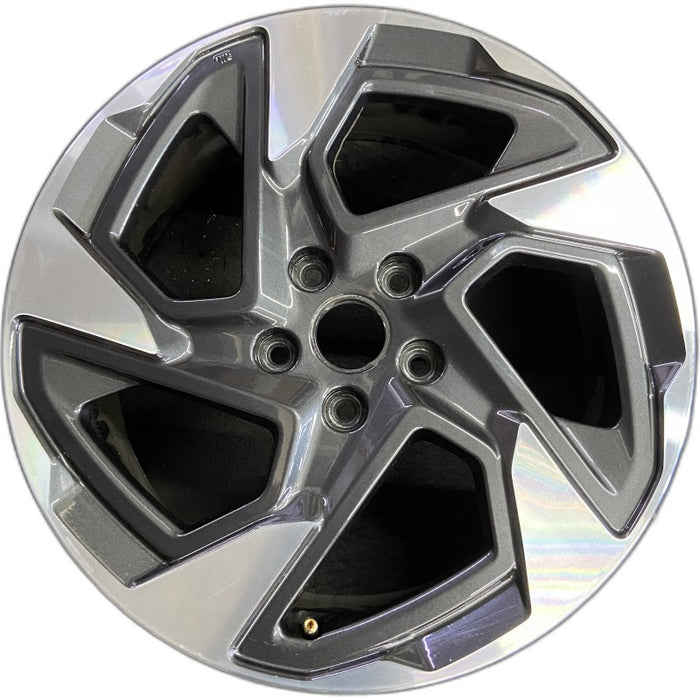 18" XV CROSSTREK 24 18x7 alloy angled spoke machined face with pockets Original OEM Wheel Rim