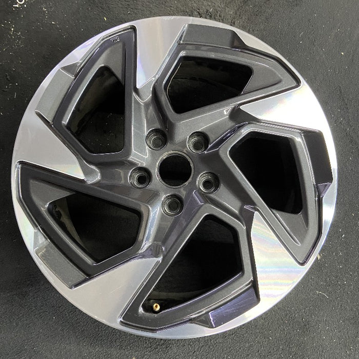 18" XV CROSSTREK 24 18x7 alloy angled spoke machined face with pockets Original OEM Wheel Rim
