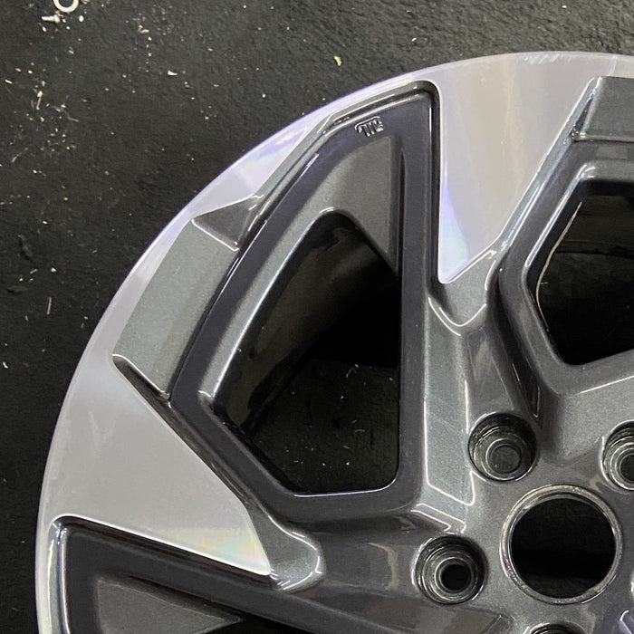 18" XV CROSSTREK 24 18x7 alloy angled spoke machined face with pockets Original OEM Wheel Rim