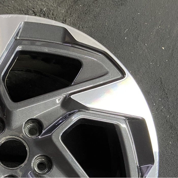 18" XV CROSSTREK 24 18x7 alloy angled spoke machined face with pockets Original OEM Wheel Rim