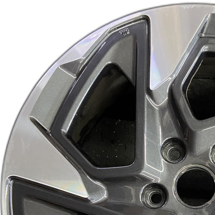 18" XV CROSSTREK 24 18x7 alloy angled spoke machined face with pockets Original OEM Wheel Rim