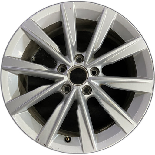 17" BEETLE 17 17x7 , exposed lug nuts, 10 spoke, opt CL1 Original OEM Wheel Rim - Front View