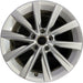 17" BEETLE 17 17x7 , exposed lug nuts, 10 spoke, opt CL1 Original OEM Wheel Rim - Front View