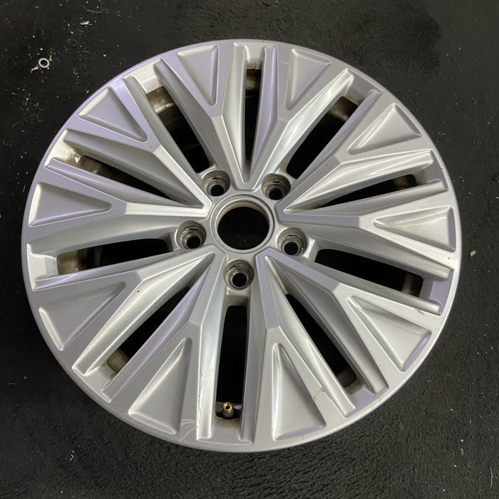 16" JETTA 19-21 16x6.5 , gray Original OEM Wheel Rim - Side Profile