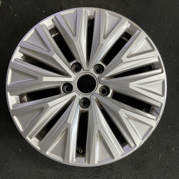 16" JETTA 19-21 16x6.5 , gray Original OEM Wheel Rim - Angle View