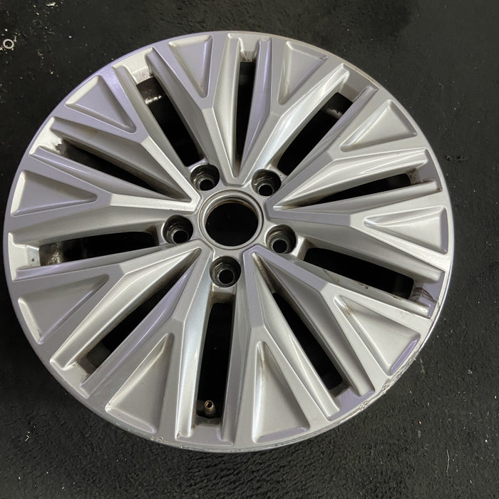 16" JETTA 19-21 16x6.5 , gray Original OEM Wheel Rim - Side Profile