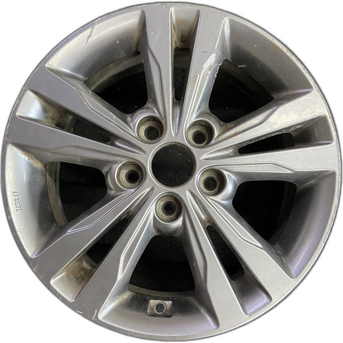 16" ELANTRA 17 16x6.5, alloy, Sdn Original OEM Wheel Rim - Front View