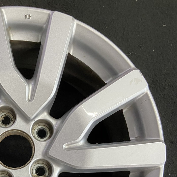 18" PILOT 19 18x8 alloy 5 V spoke factory installed w/o machined face Original OEM Wheel Rim