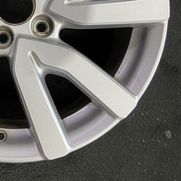 18" PILOT 19 18x8 alloy 5 V spoke factory installed w/o machined face Original OEM Wheel Rim