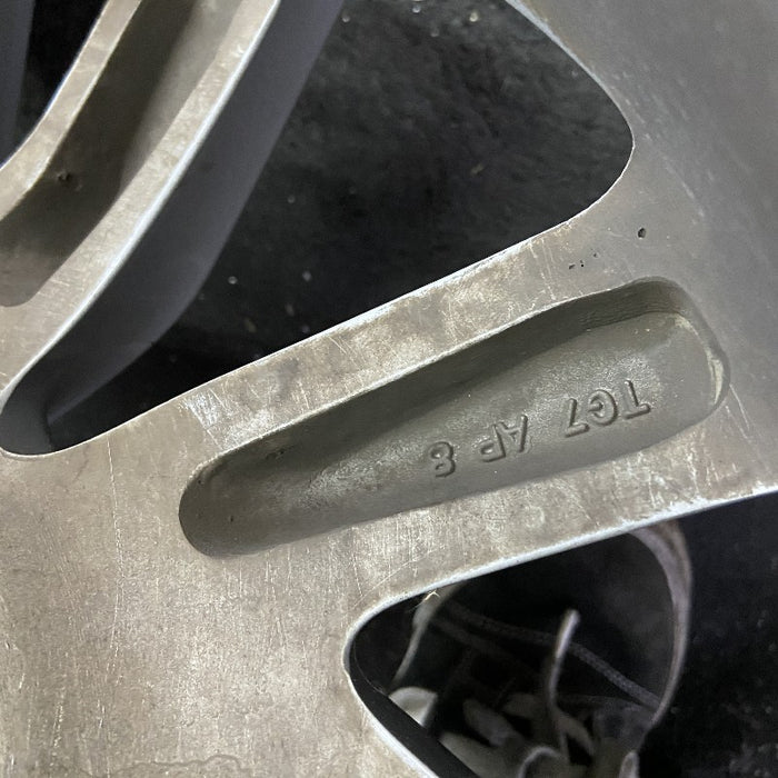 18" PILOT 19 18x8 alloy 5 V spoke factory installed w/o machined face Original OEM Wheel Rim