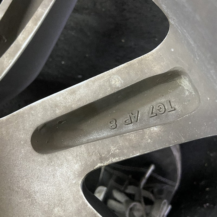 18" PILOT 19 18x8 alloy 5 V spoke factory installed w/o machined face Original OEM Wheel Rim