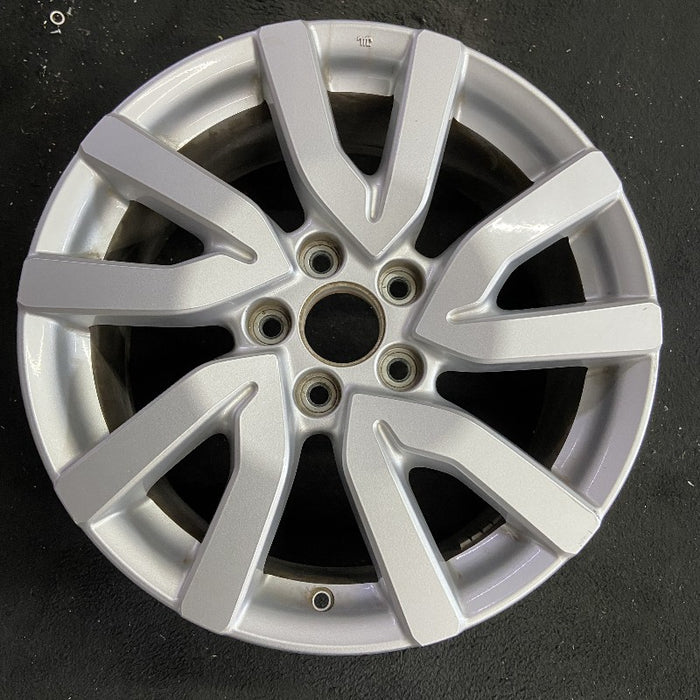 18" PILOT 19 18x8 alloy 5 V spoke factory installed w/o machined face Original OEM Wheel Rim