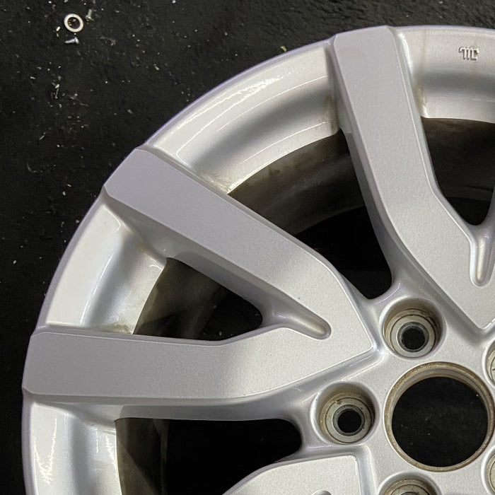 18" PILOT 19 18x8 alloy 5 V spoke factory installed w/o machined face Original OEM Wheel Rim