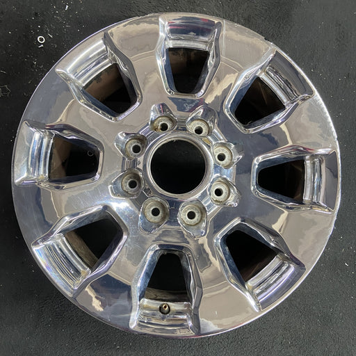 20" FORD F250SD PICKUP 17 20x8 , 8 spoke, chrome, 4" center cap, Original OEM - Angle View