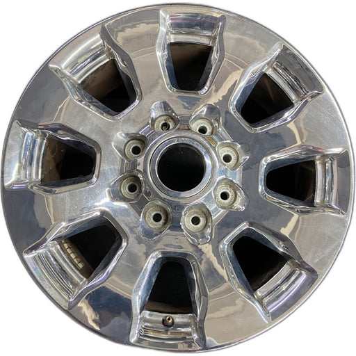 20" FORD F250SD PICKUP 17 20x8 , 8 spoke, chrome, 4" center cap, Original OEM - Front View