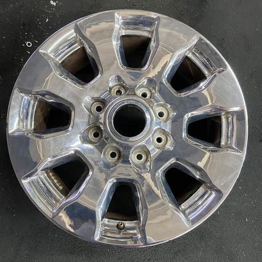 20" FORD F250SD PICKUP 17 20x8 , 8 spoke, chrome, 4" center cap, Original OEM - Angle View