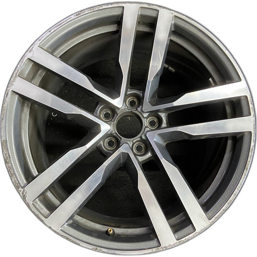 19" AUDI TT 16 Base, 19x9 , , straight spokes Original OEM Wheel Rim - Front View