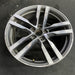 19" AUDI TT 16 Base, 19x9 , , straight spokes Original OEM Wheel Rim - Side Profile