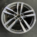 19" AUDI TT 16 Base, 19x9 , , straight spokes Original OEM Wheel Rim - Side Profile