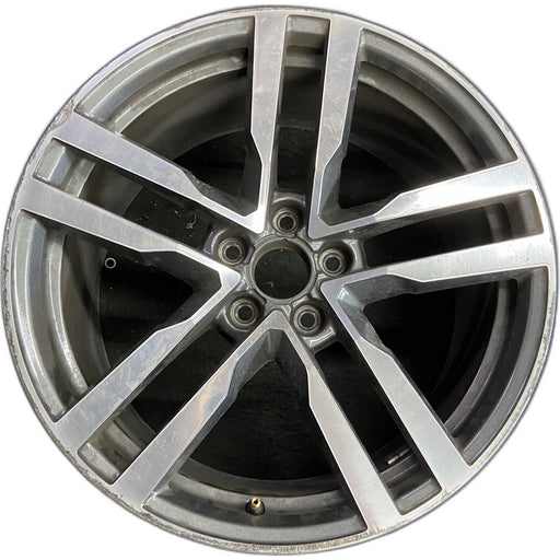 19" AUDI TT 16 Base, 19x9 , , straight spokes Original OEM Wheel Rim - Front View