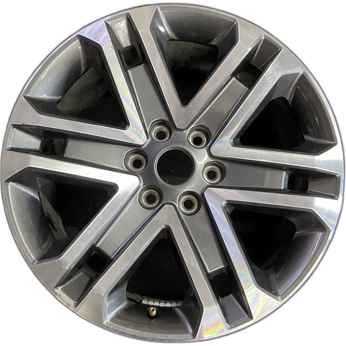 20" FORD F150 PICKUP 21-23 20x8.5, 6 spoke, machined dark gray Original OEM - Front View