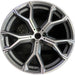 21" BMW X5 19-20 21x10.5, , , narrow spoke end Original OEM Wheel Rim - Front View