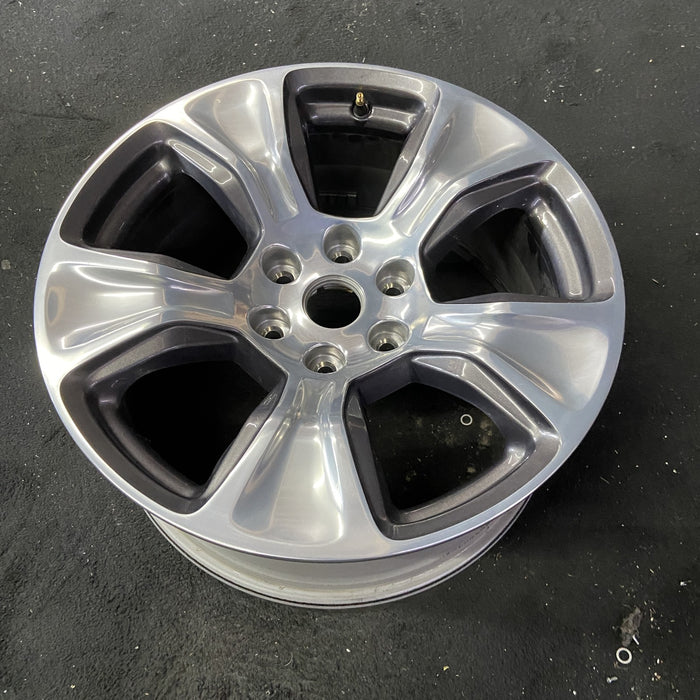 20" DODGE 1500 PICKUP 19-21 , 20x9, , 5 spoke, opt WRB Original OEM Wheel Rim - Close-Up Detail