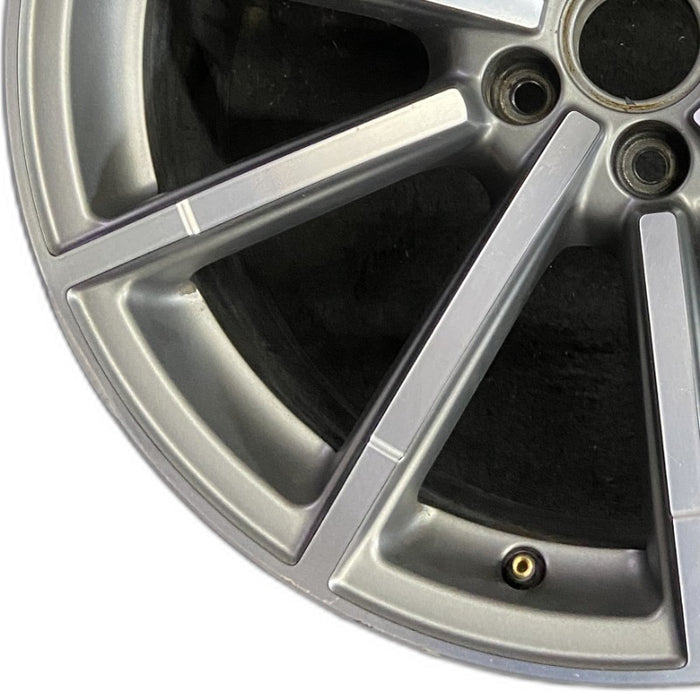 19" AUDI A6 16 19x8.5 alloy 10 spoke straight spoke design w/ inlay Original OEM Wheel Rim