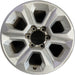 17" 4 RUNNER 14 17x7, alloy Original OEM Wheel Rim - Front View