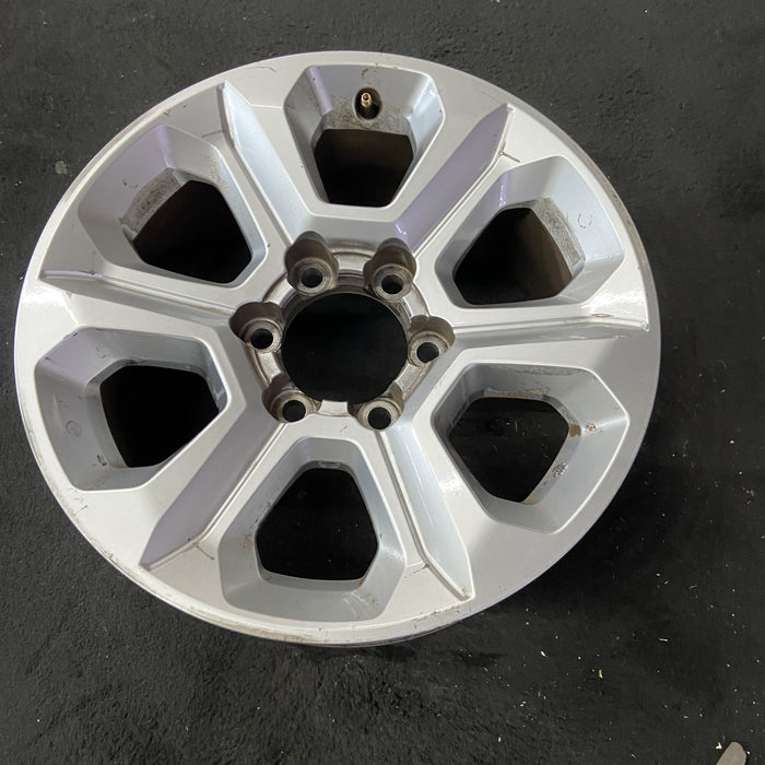 17" 4 RUNNER 14 17x7, alloy Original OEM Wheel Rim - Close-Up Detail