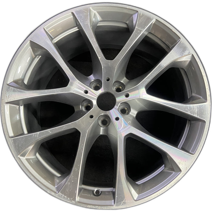 20" BMW X5 19-20 20x9, 5 spoke, Original OEM Wheel Rim - Front View
