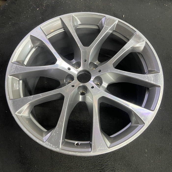 20" BMW X5 19-20 20x9, 5 spoke, Original OEM Wheel Rim - Side Profile