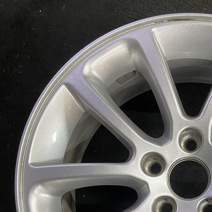 18" EDGE 07 18x7.5 aluminum TPMS 10 spoke light silver Original OEM Wheel Rim