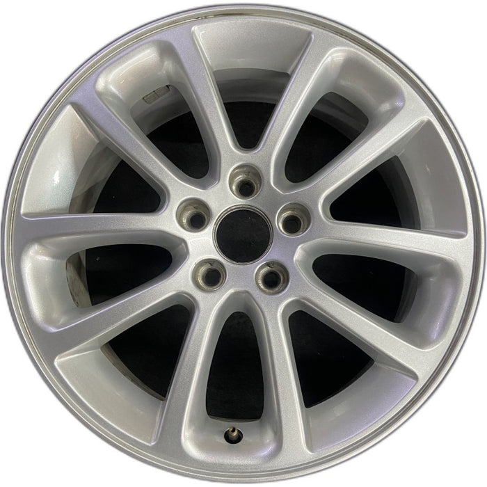 18" EDGE 07 18x7.5 aluminum TPMS 10 spoke light silver Original OEM Wheel Rim