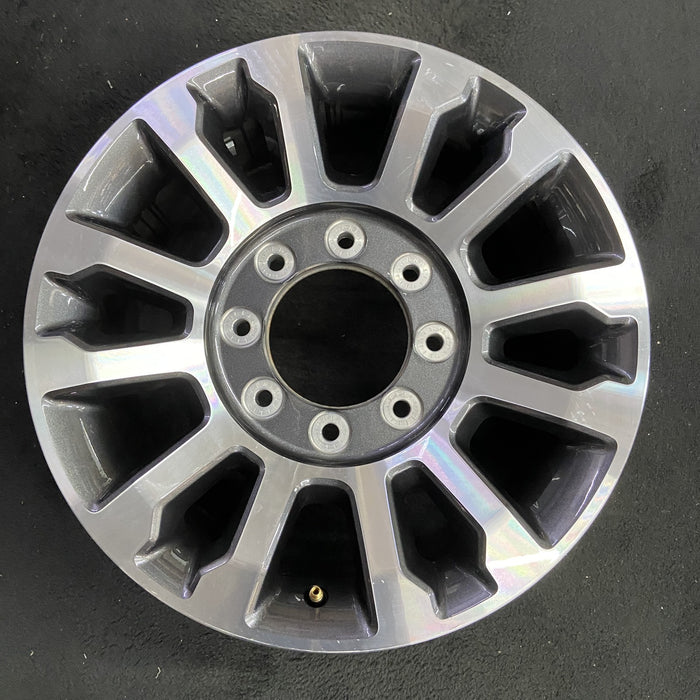 18" FORD F250SD PICKUP 20 18x8, aluminum, 12 spoke , Original OEM Wheel Rim - Angle View