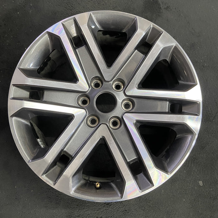 20" FORD F150 PICKUP 21-23 20x8.5, 6 spoke, machined dark gray Original OEM - Angle View