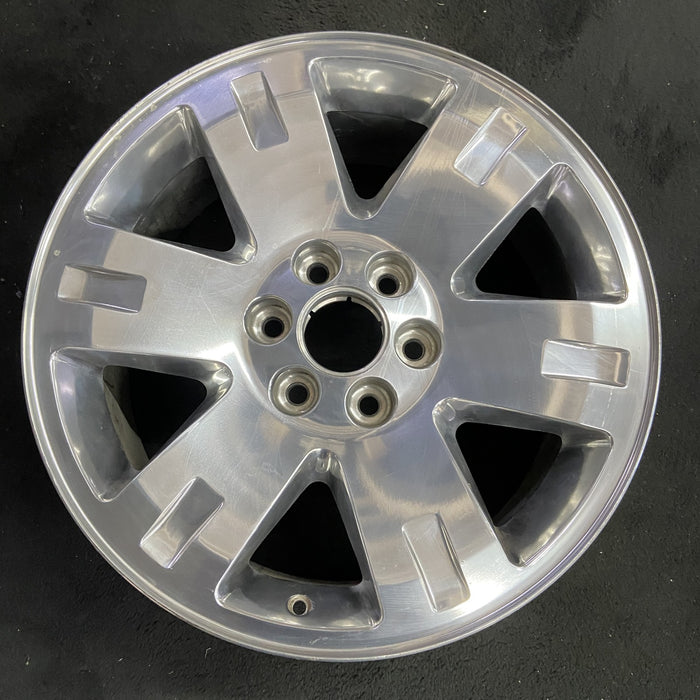 20" SIERRA 1500 PICKUP 07 , 20x8.5, 6 spoke, polished finish Original OEM Wheel - Angle View