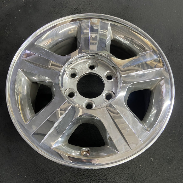 17" EXPEDITION 05 17x7.5, 5 spoke, chrome , Original OEM Wheel Rim - Side Profile
