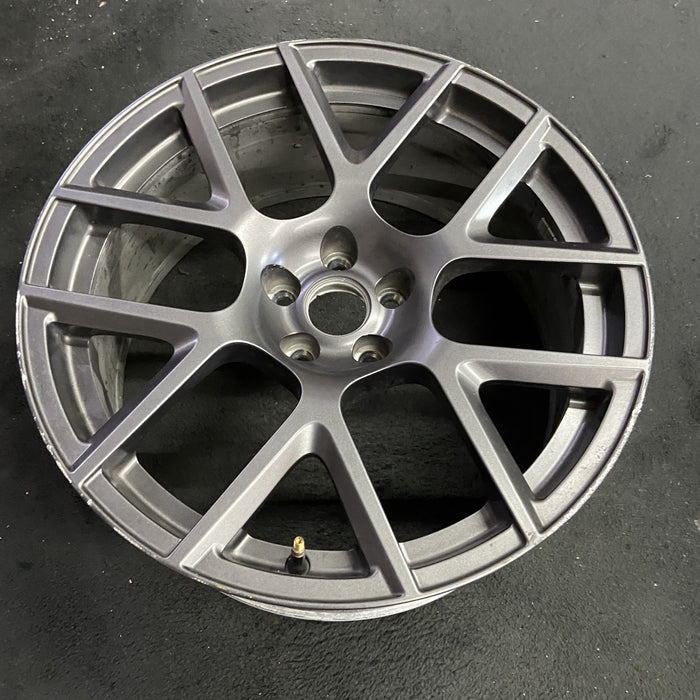 20" CHALLENGER 17-18 20x9 , 6 Y spoke, , gray Original OEM Wheel Rim - Side Profile