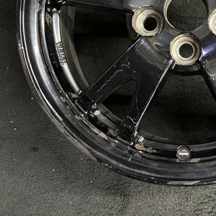 15" PRIUS 10-11 15x6 alloy 5 split spoke black Original OEM Wheel Rim