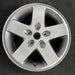 17" WRANGLER 07-08 17x7.5 silver Original OEM Wheel Rim - Front View