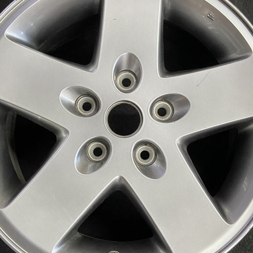 17" WRANGLER 07-08 17x7.5 silver Original OEM Wheel Rim - Angle View